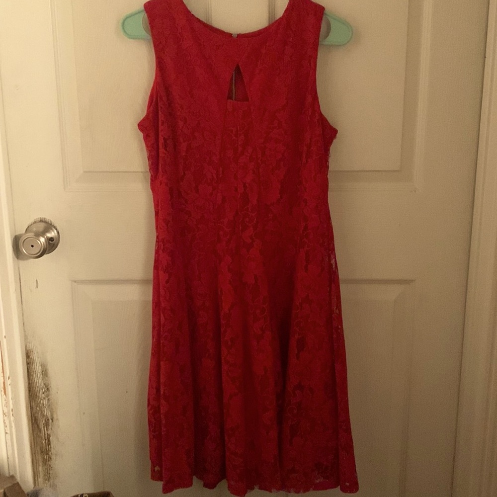 Red dress semi formal